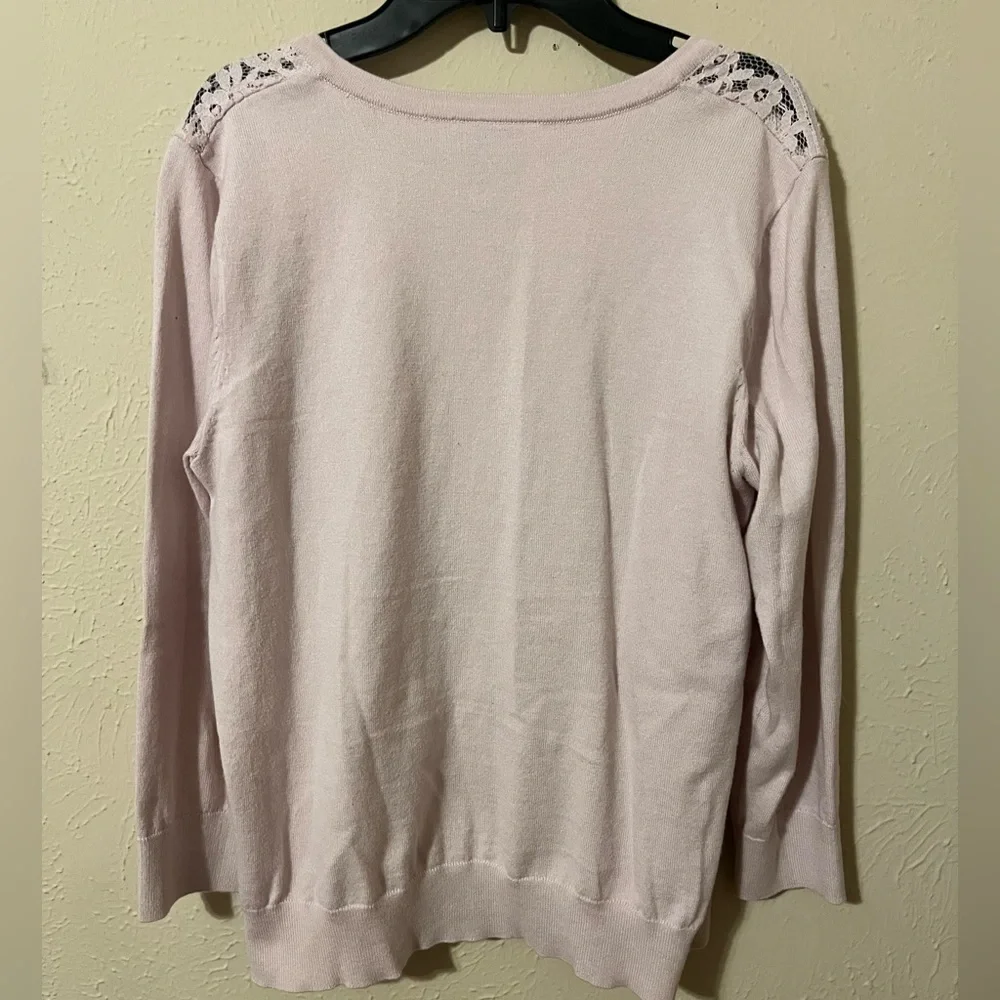 LOFT lace Cardigan, Size M - Picture 2 of 6